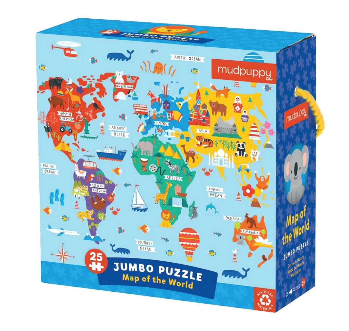 Jumbo Map of the World Puzzle | The Little